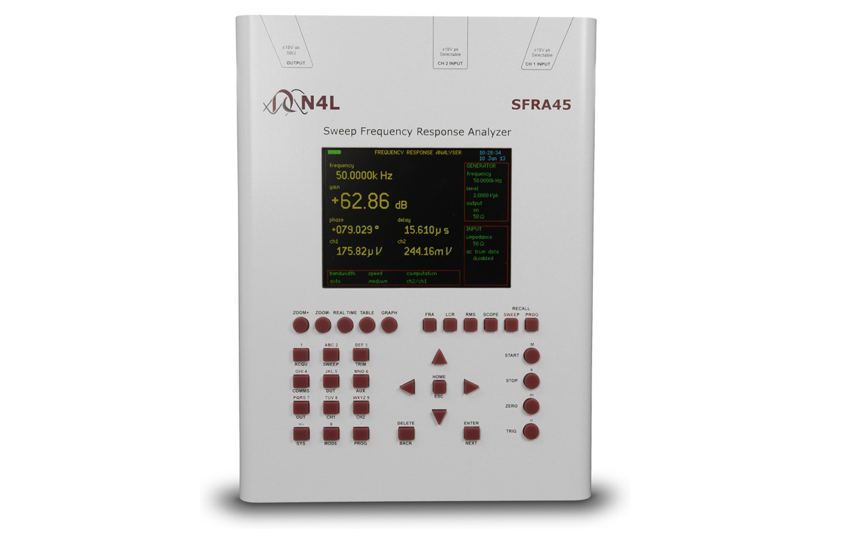 N4L SFRA45 Transformer Sweep Frequency Response Analyzer